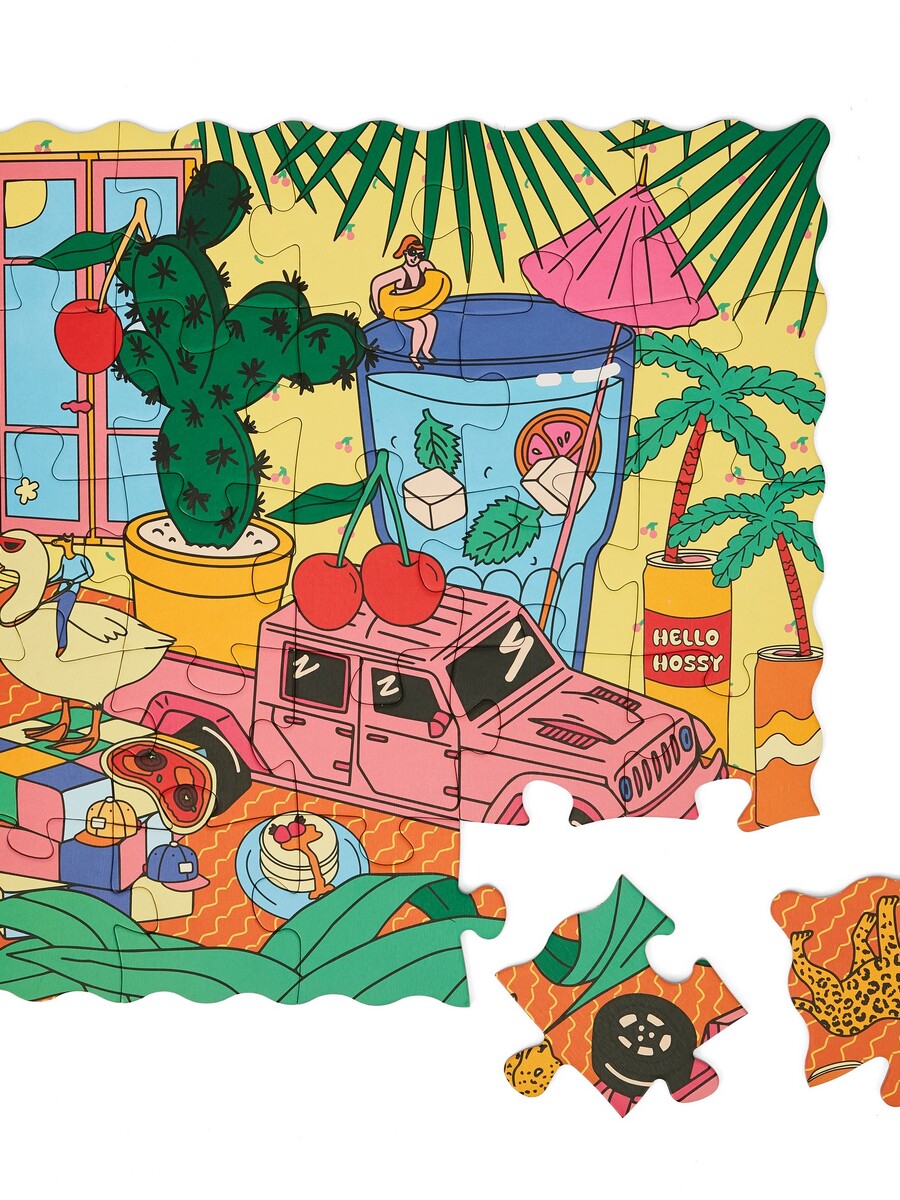 Puzzel van het merk Hello Hossy in het Groen