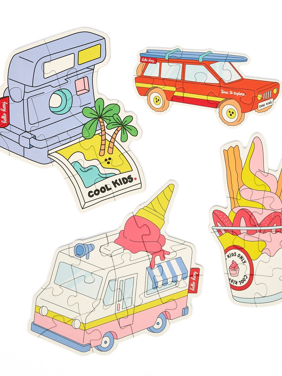 Puzzel van het merk Hello Hossy in het Oranje