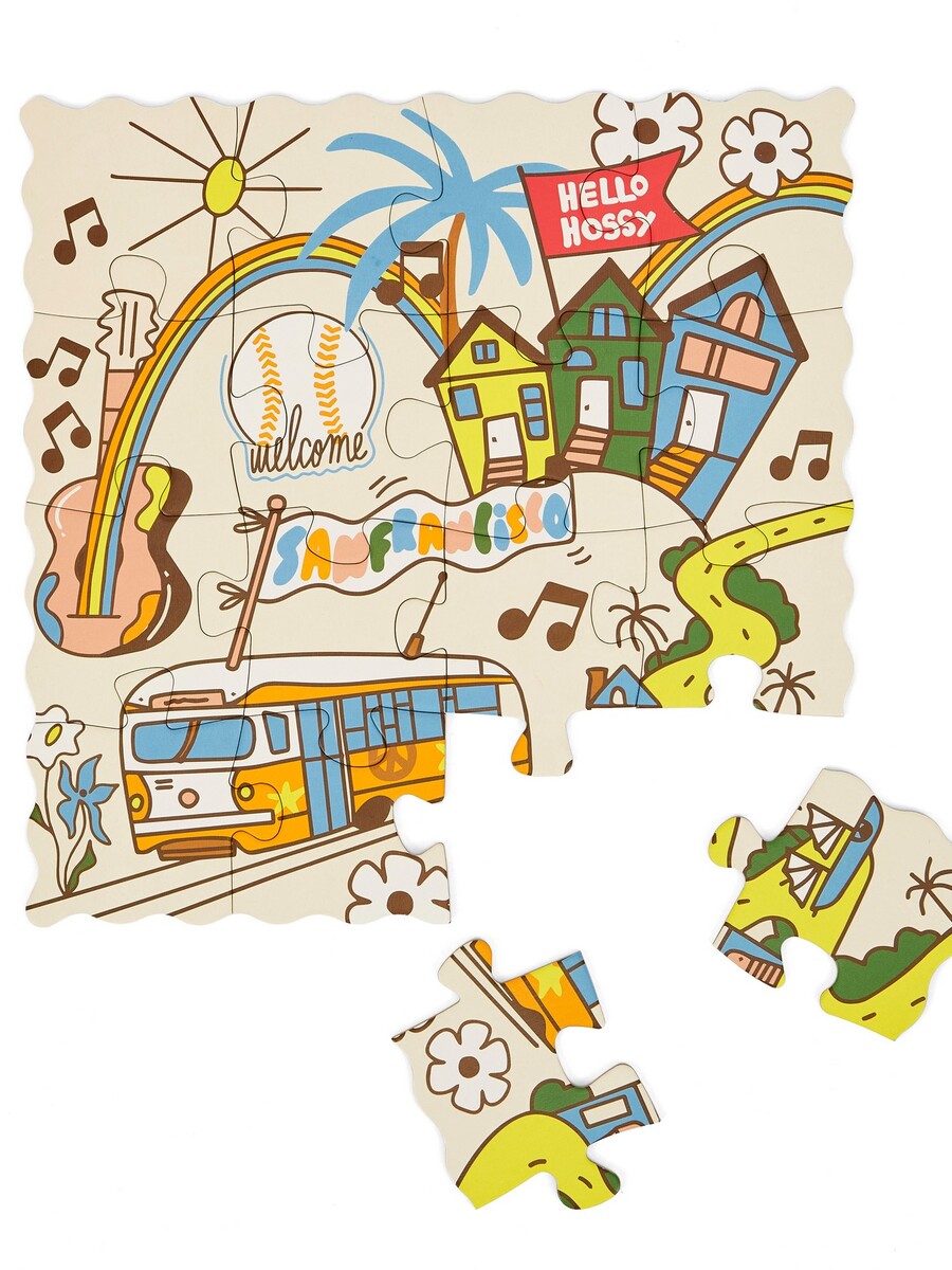 Puzzel van het merk Hello Hossy in het Beige