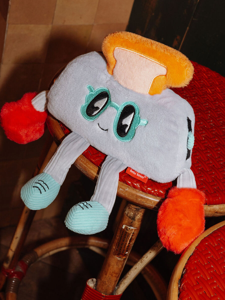 Knuffel van het merk Hello Hossy in het Grijs