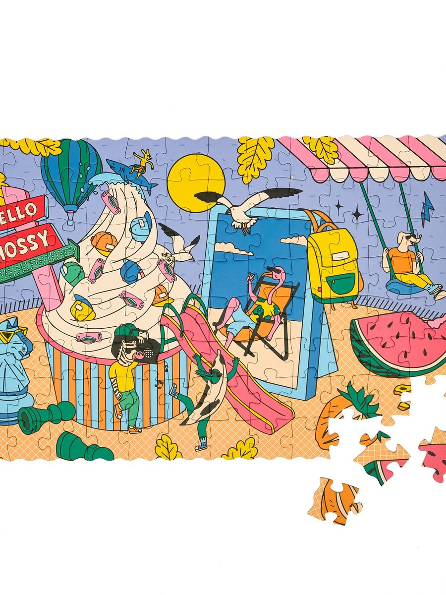 Puzzel van het merk Hello Hossy in het Blauw