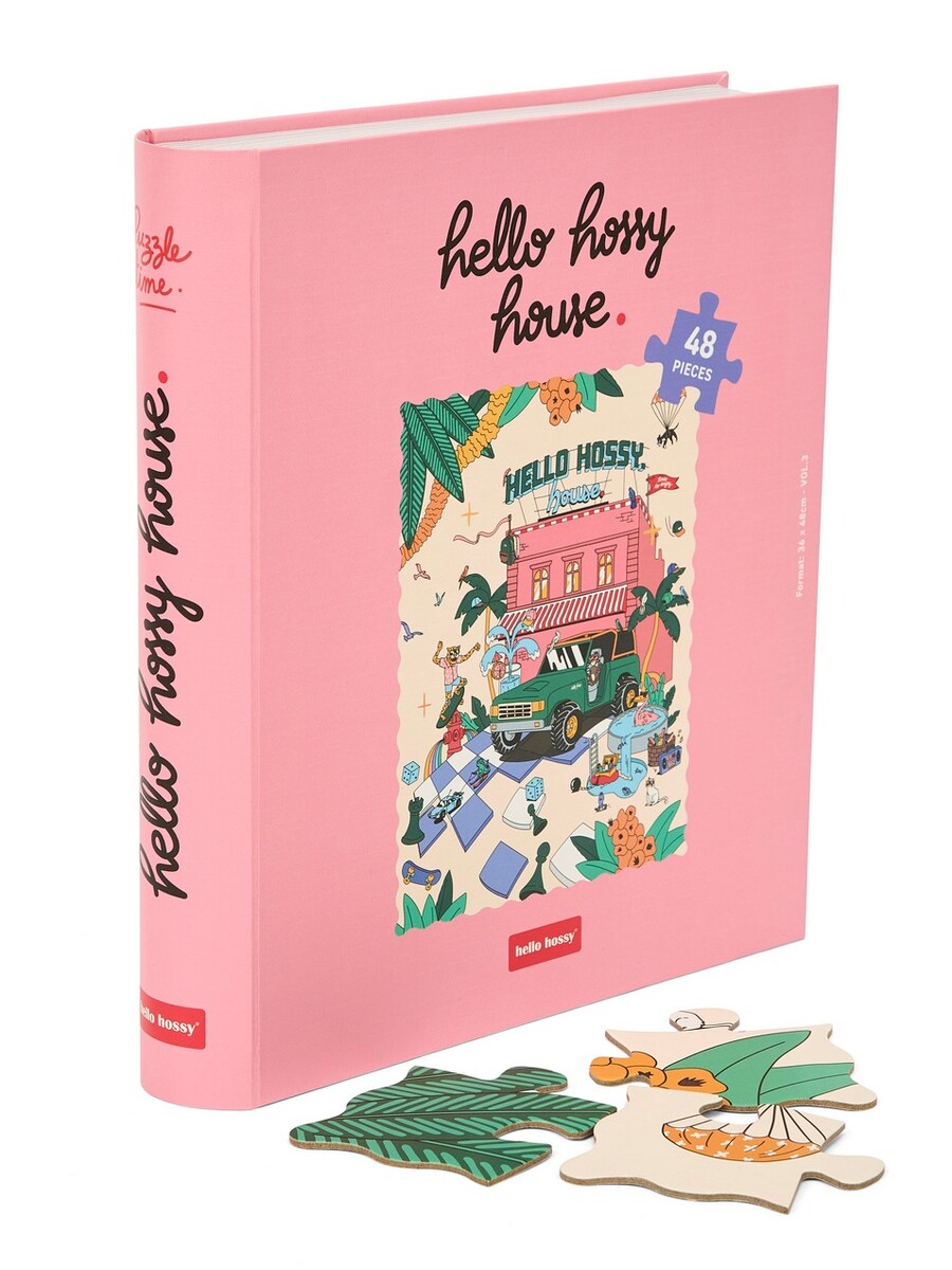Puzzel van het merk Hello Hossy in het Roze
