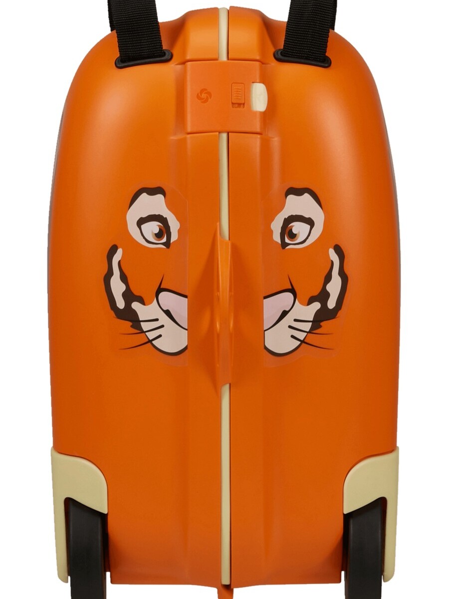 Reiskoffer van het merk Samsonite in het Oranje