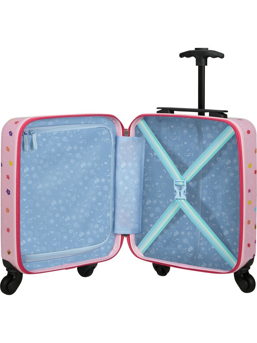 Reiskoffer van het merk Samsonite in het Roze