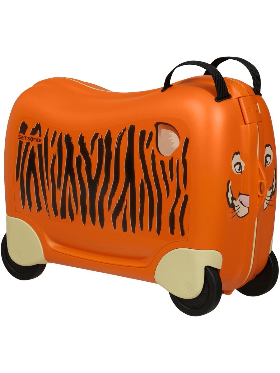 Reiskoffer van het merk Samsonite in het Oranje