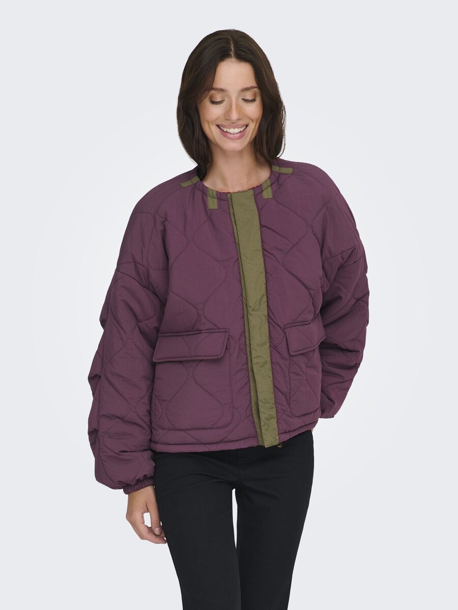 Jas van het merk Only in het Paars