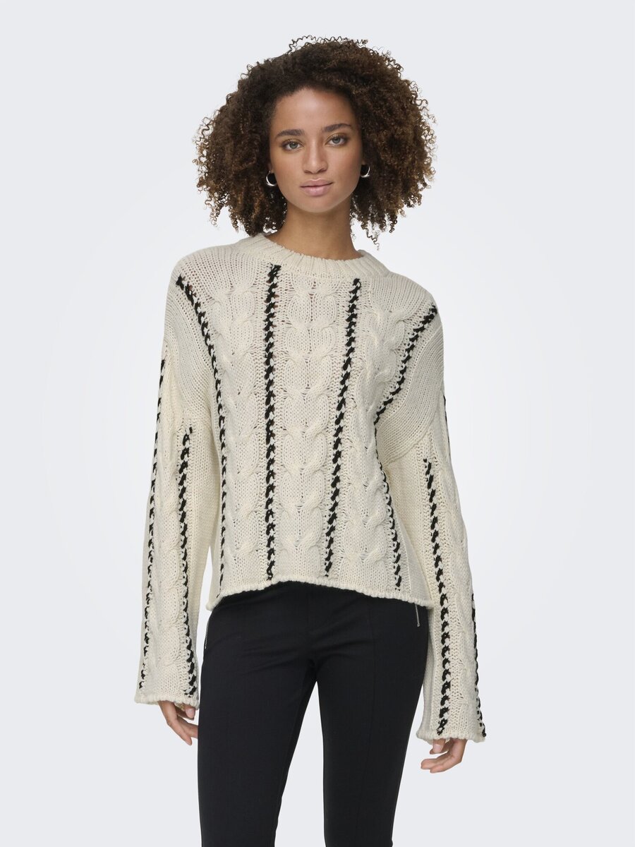 Pull van het merk Only in het Beige