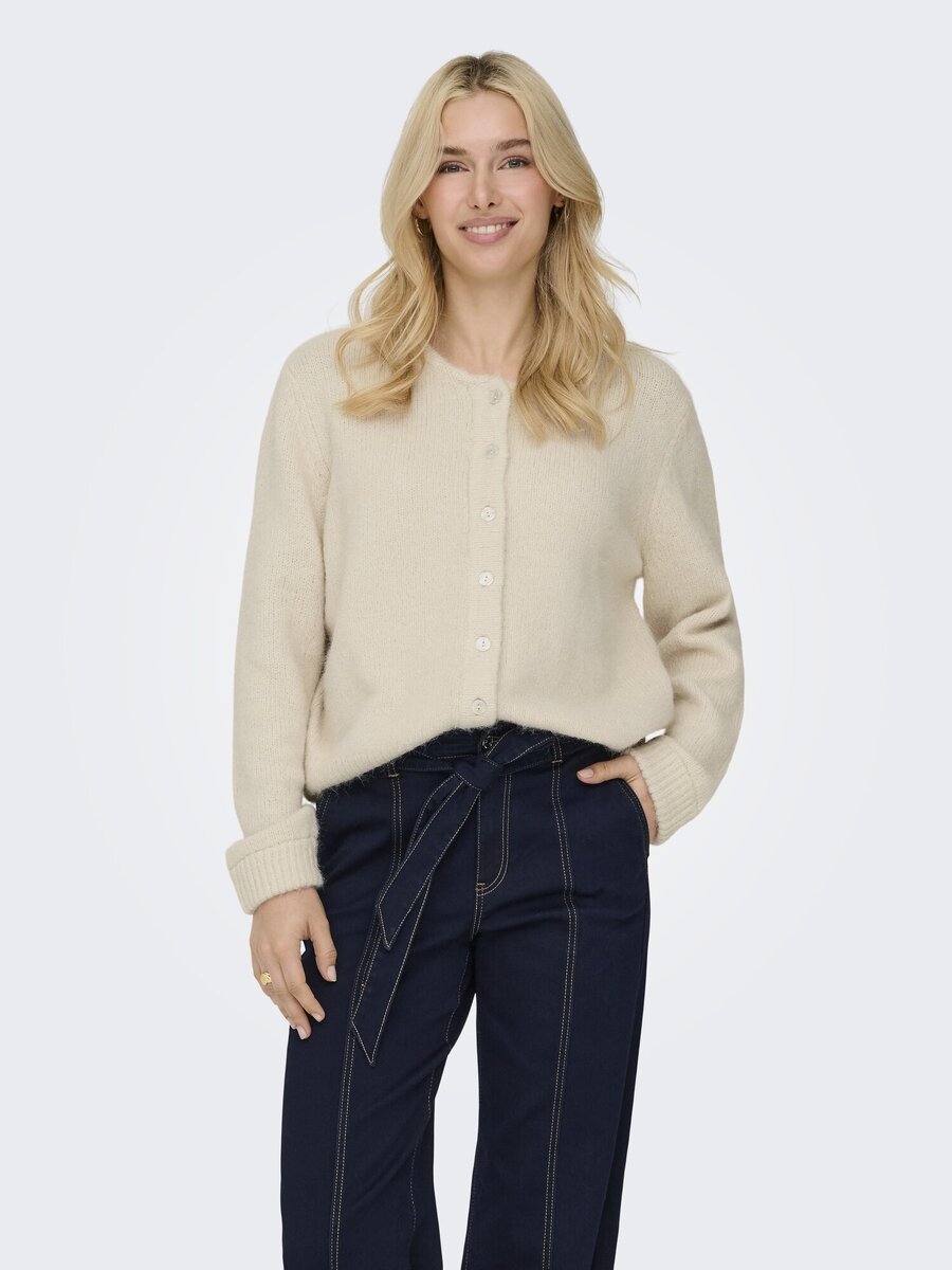Cardigan van het merk Only in het Beige