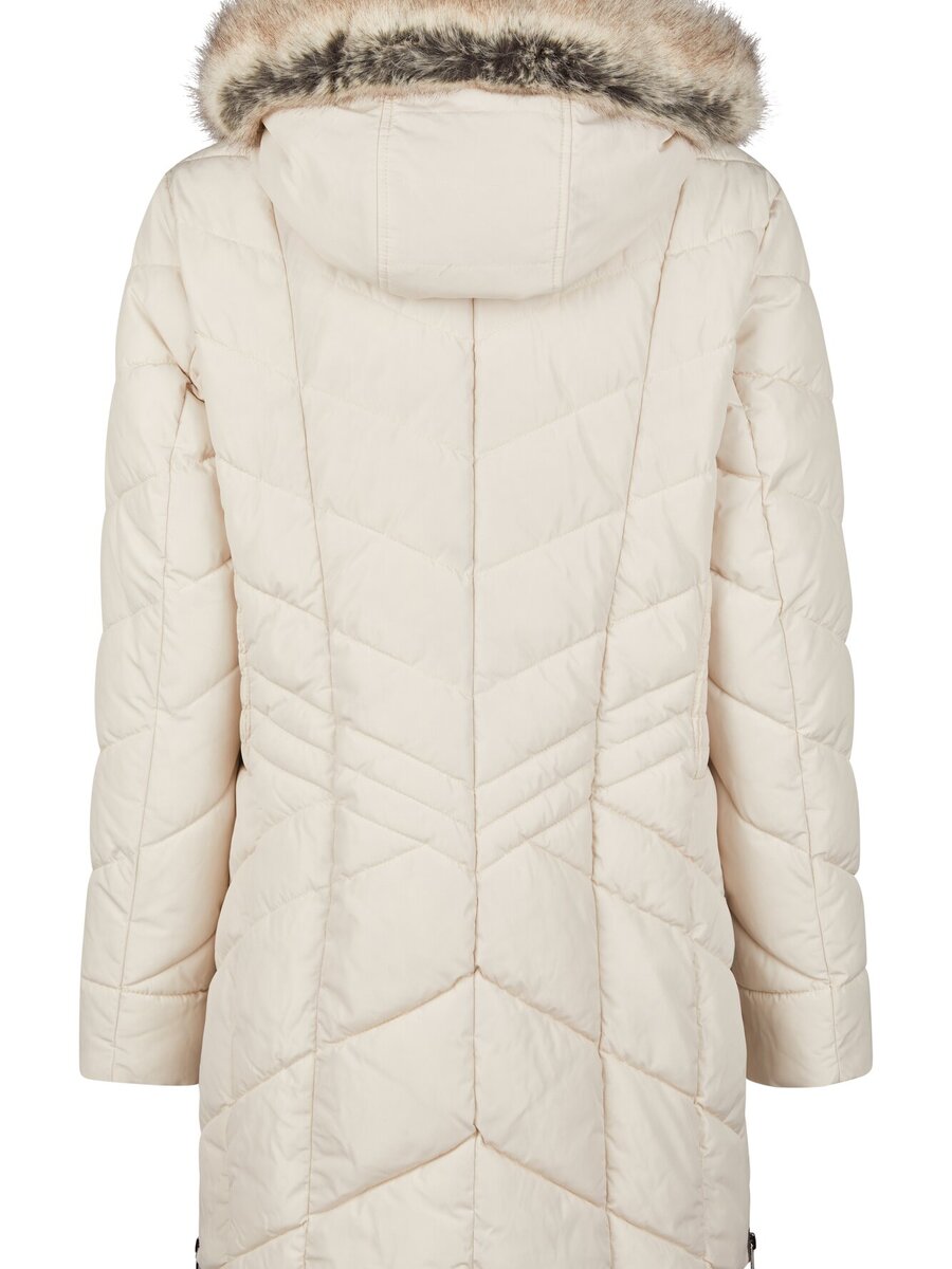 Jas van het merk Barbara Lebek in het Ecru