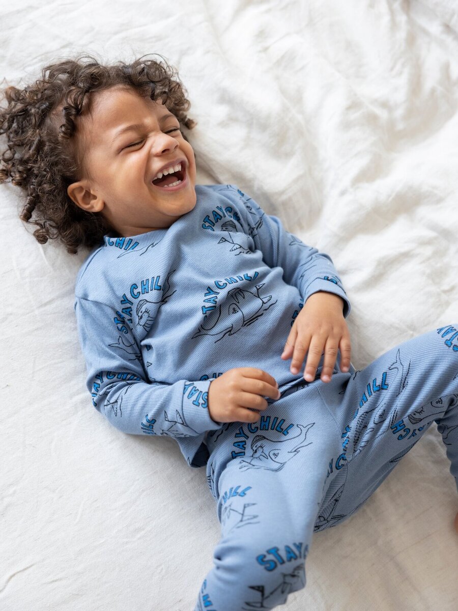 Pyjama van het merk Feetje in het Blauw