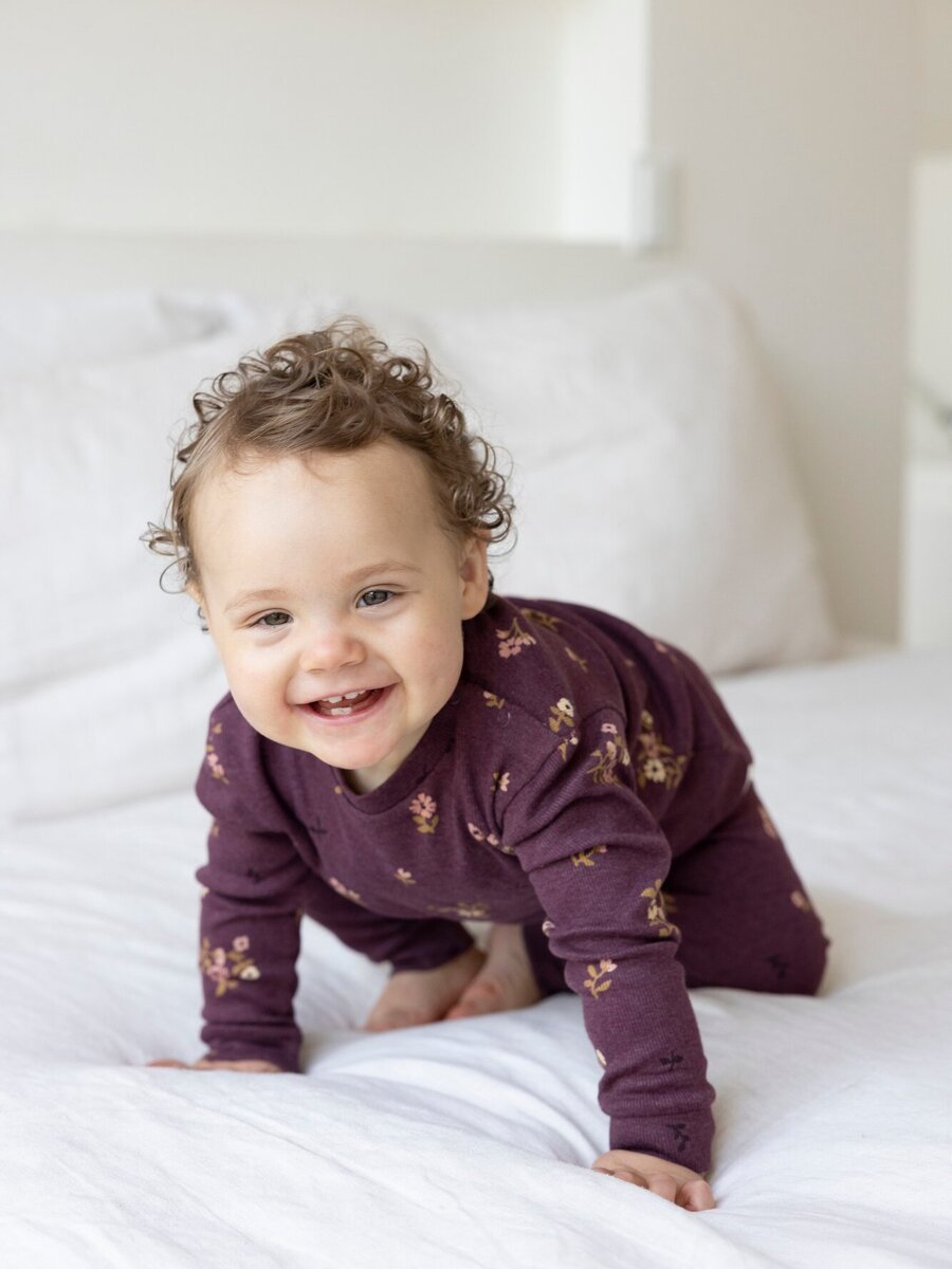 Pyjama van het merk Feetje in het Bordeaux