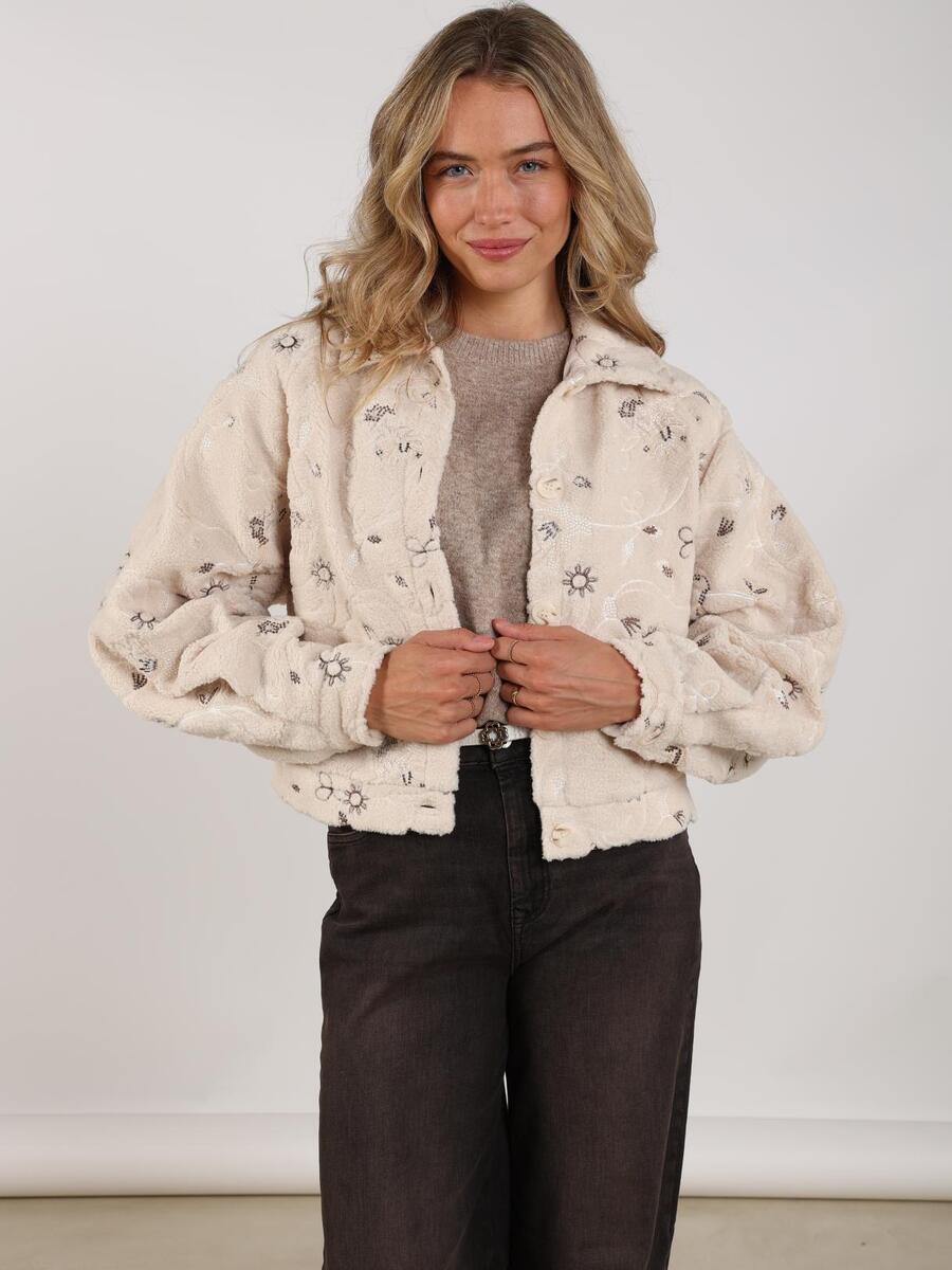 Gilet van het merk Nukus in het Beige