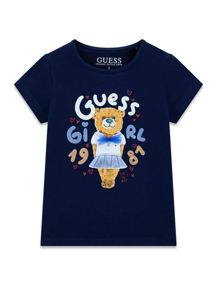 T-shirt van het merk Guess in het Marine T-shirt van het merk Guess in het Marine