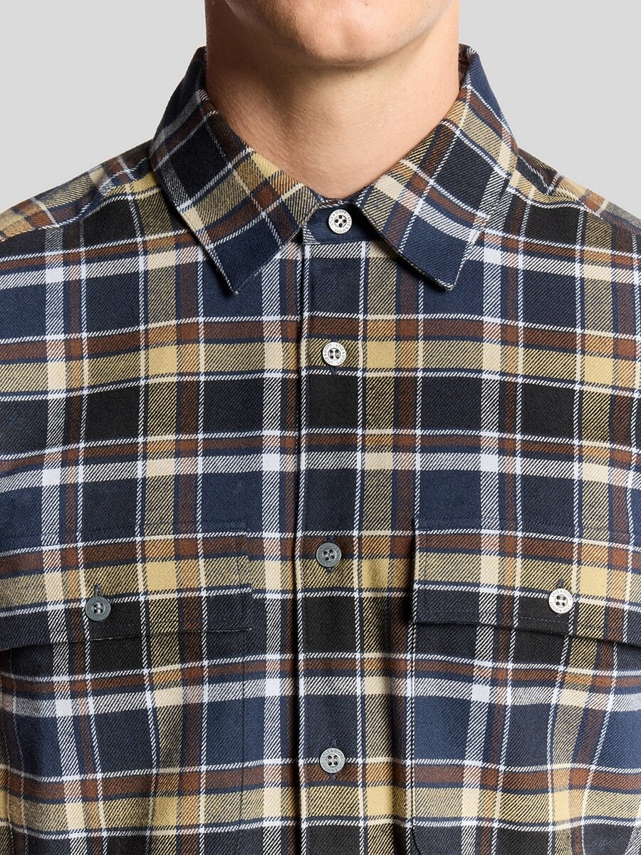 Hemd van het merk Lyle & Scott in het Blauw