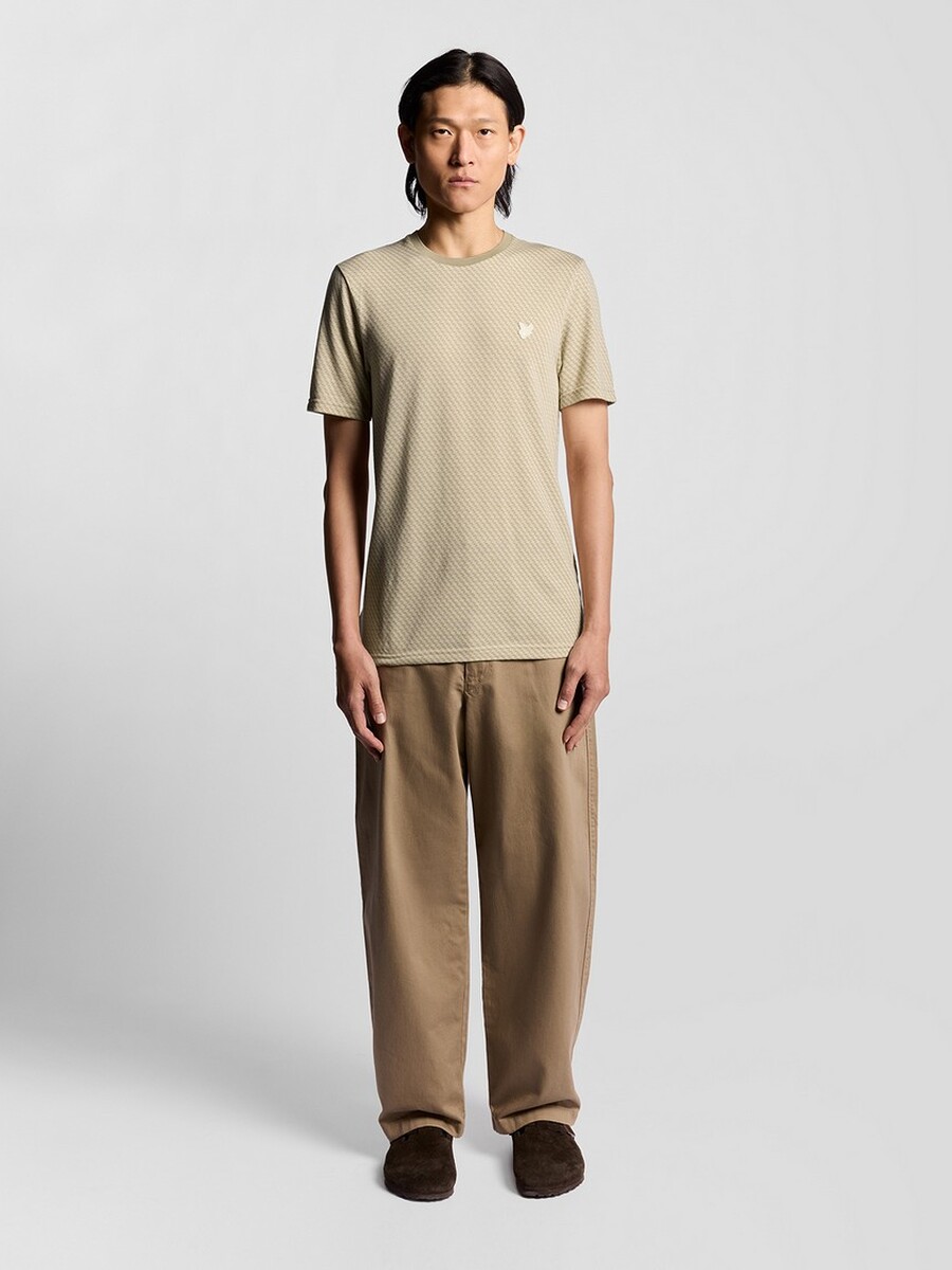 T-shirt van het merk Lyle & Scott in het Beige
