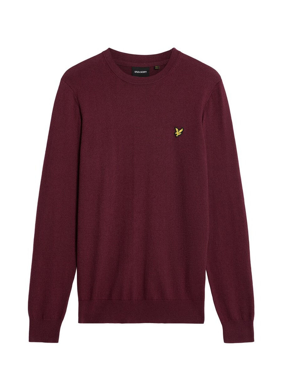 Pull van het merk Lyle & Scott in het Bordeaux