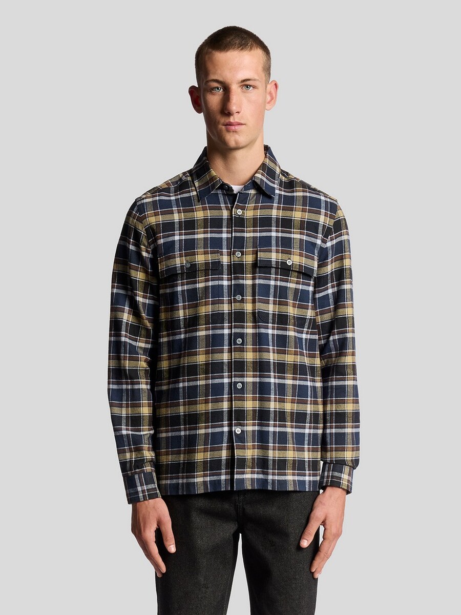 Hemd van het merk Lyle & Scott in het Blauw