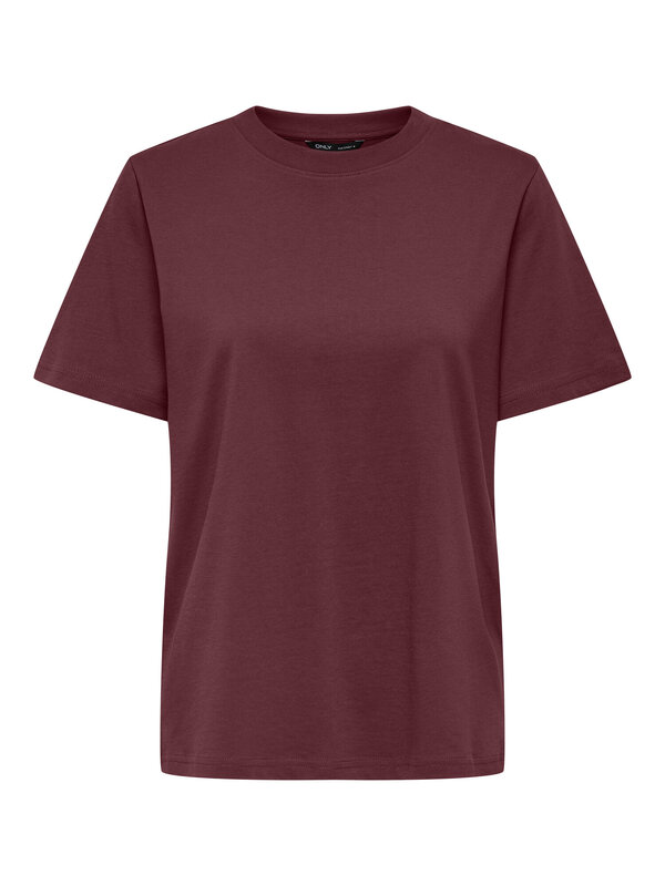 T-shirt van het merk Only in het Bordeaux T-shirt van het merk Only in het Bordeaux