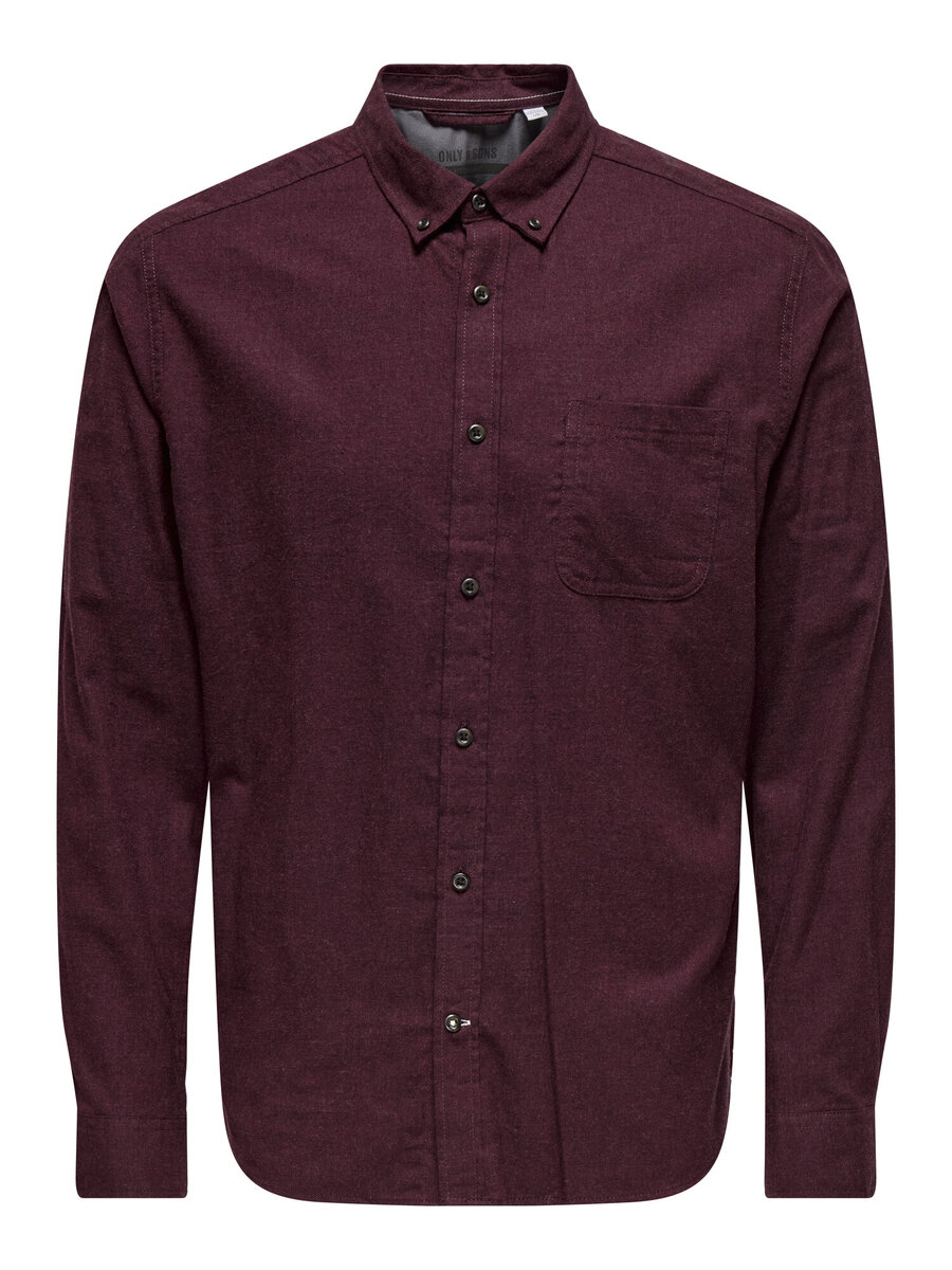 Hemd van het merk Only & Sons in het Bruin