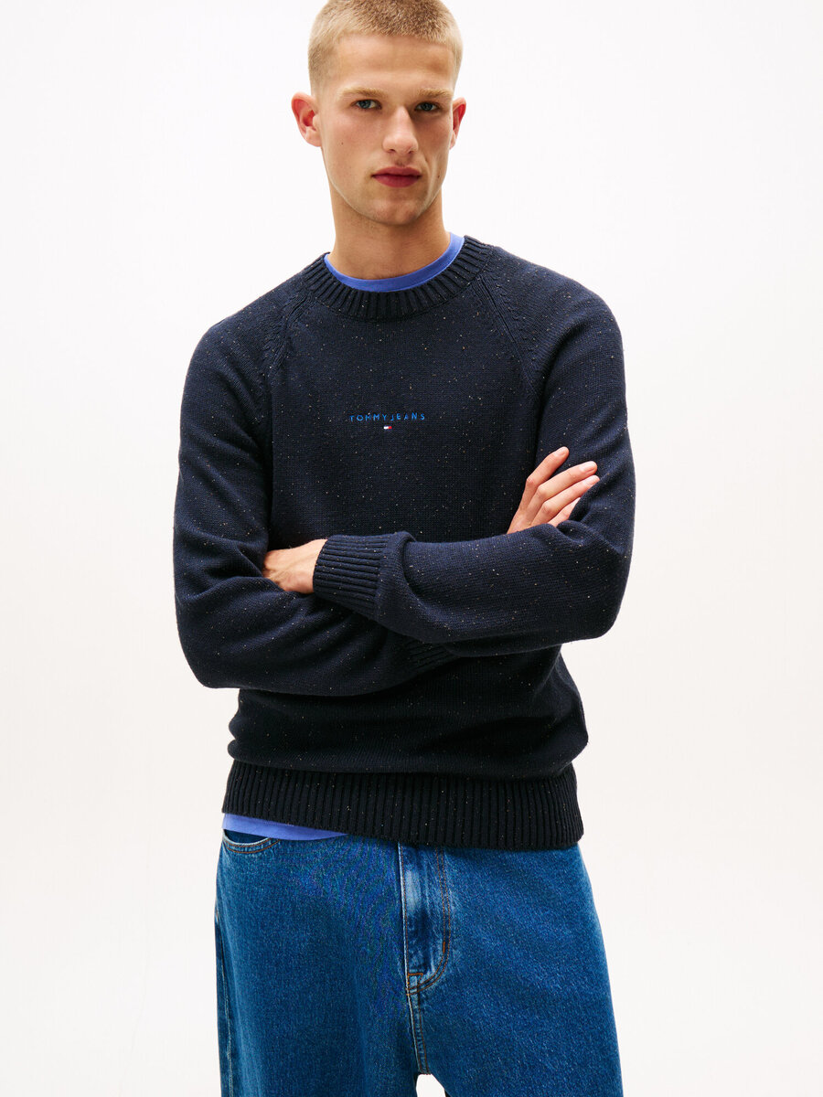 Pull van het merk Tommy Jeans in het Marine