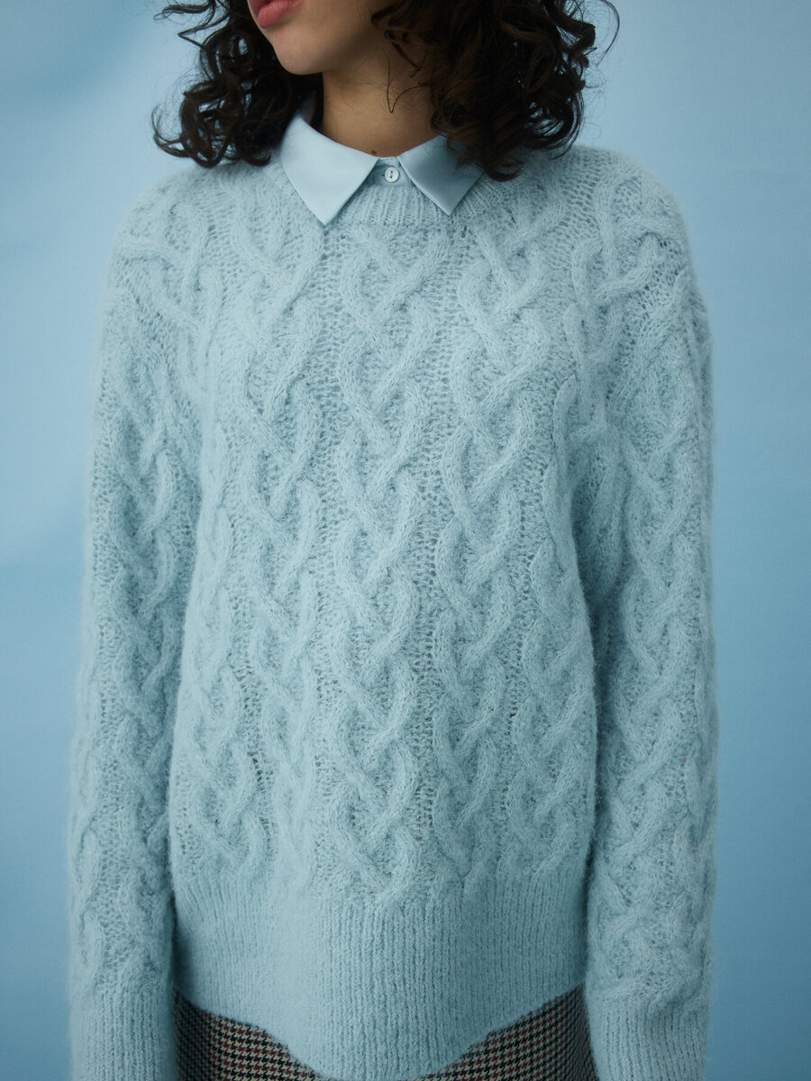 Pull van het merk Vila in het Blauw