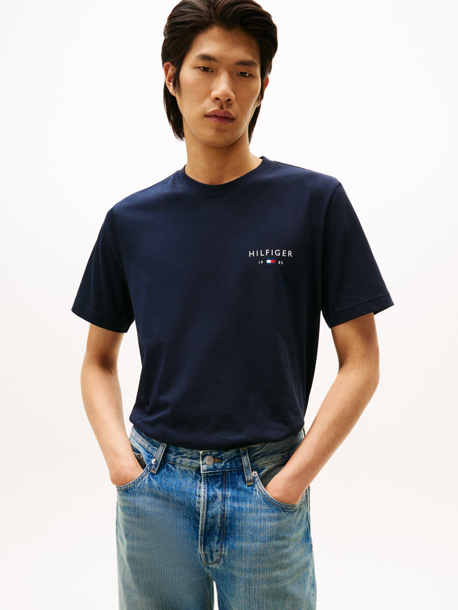 T-shirt van het merk Tommy Hilfiger in het Marine