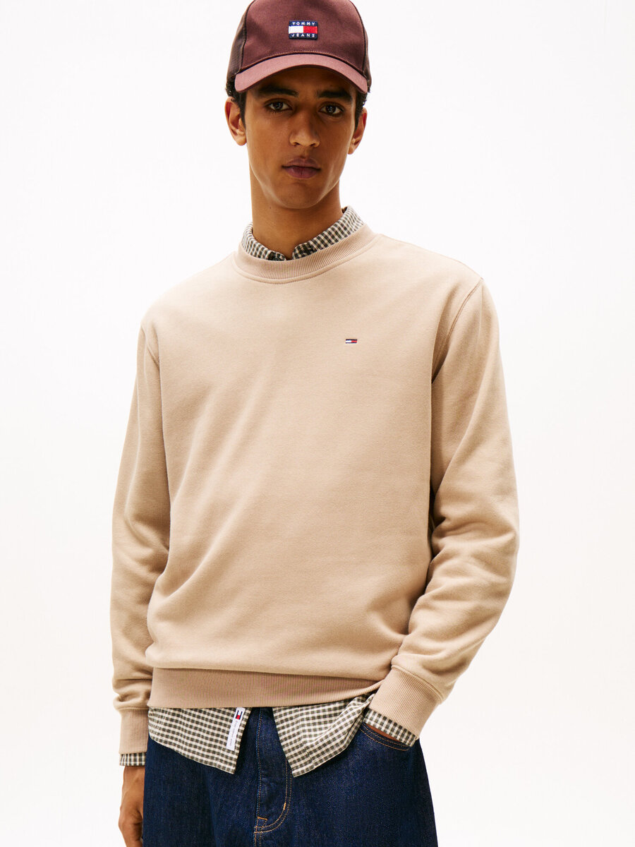 Sweater van het merk Tommy Jeans in het Beige