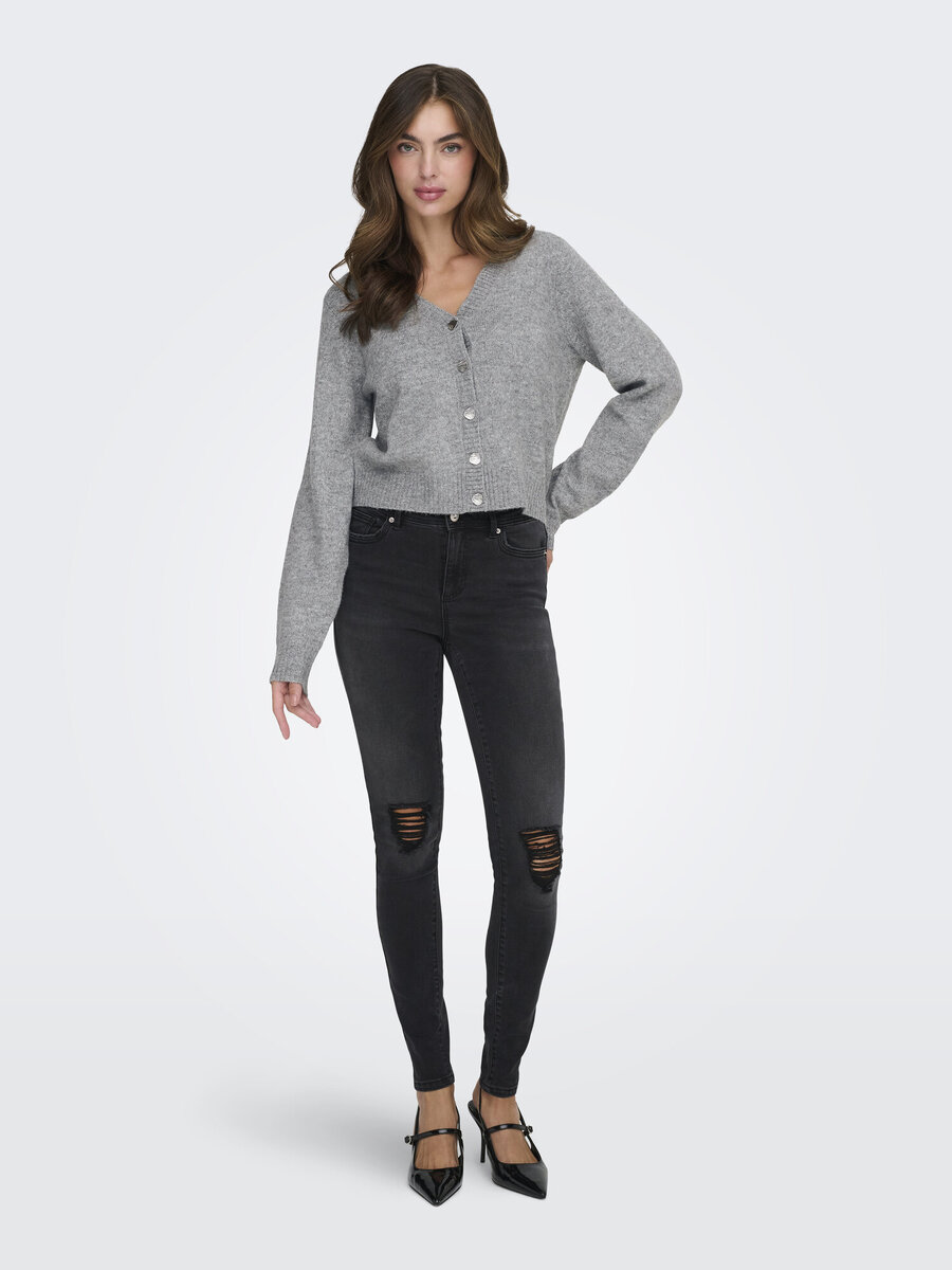 Cardigan van het merk Jdy in het Grijs