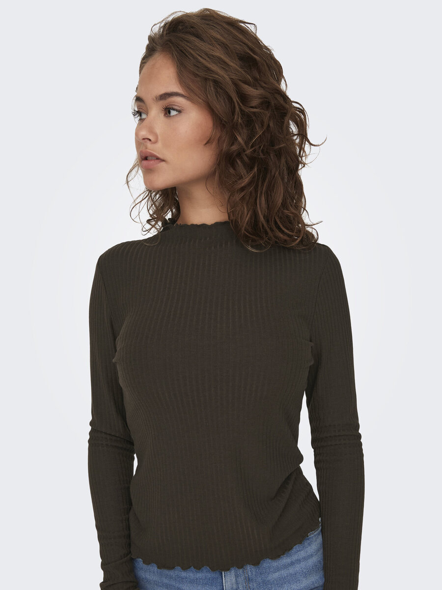 Top van het merk Only in het Bruin