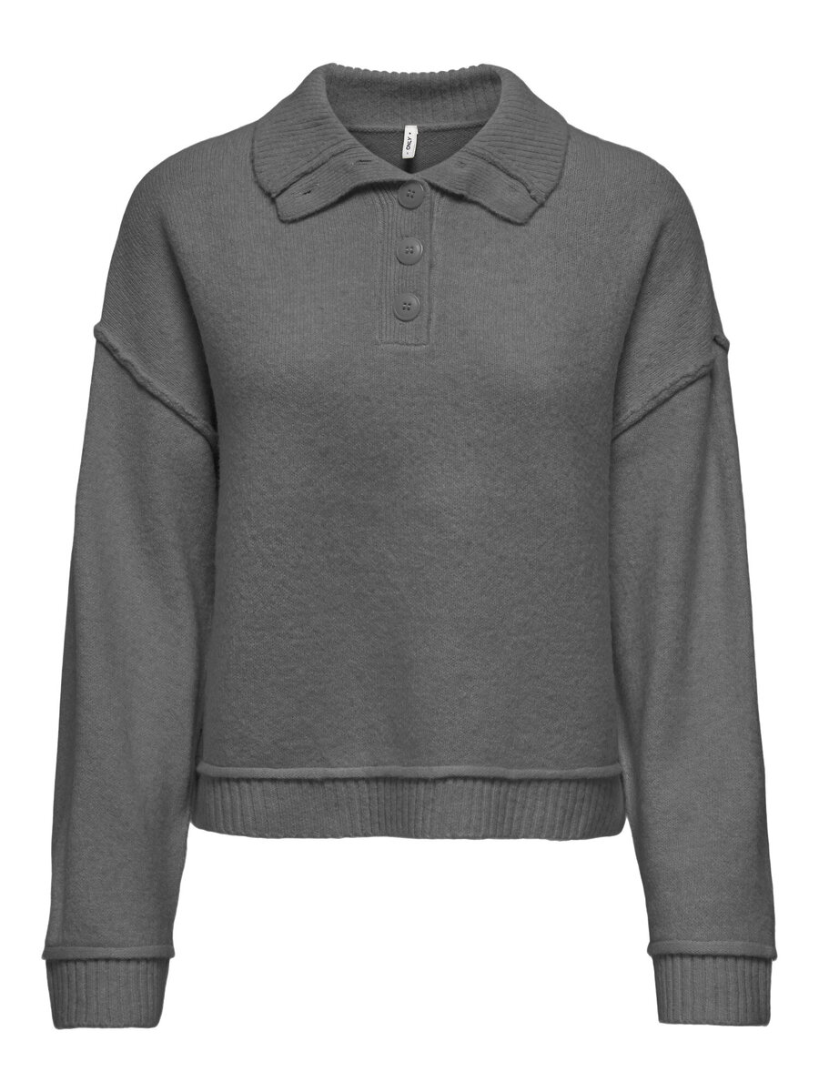 Pull van het merk Only in het Grijs