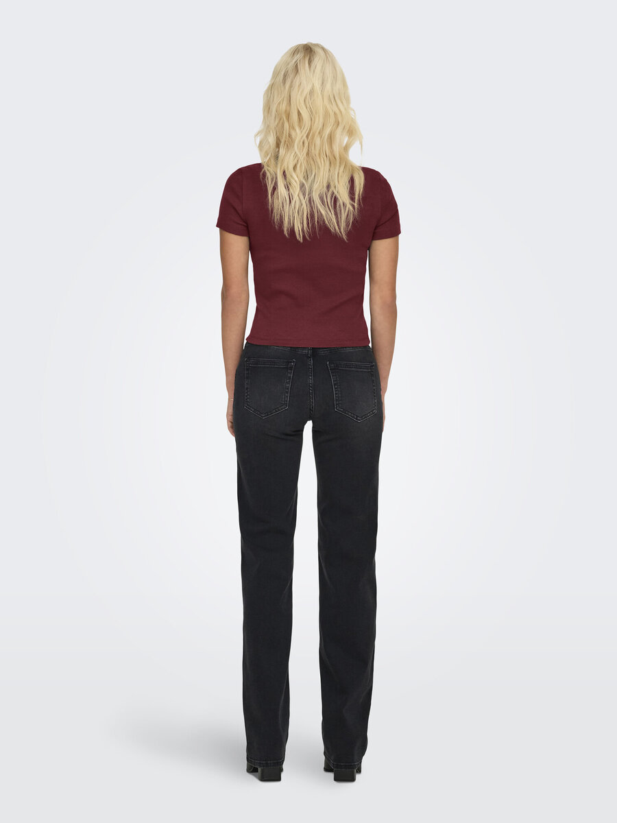 Top van het merk Only in het Rood