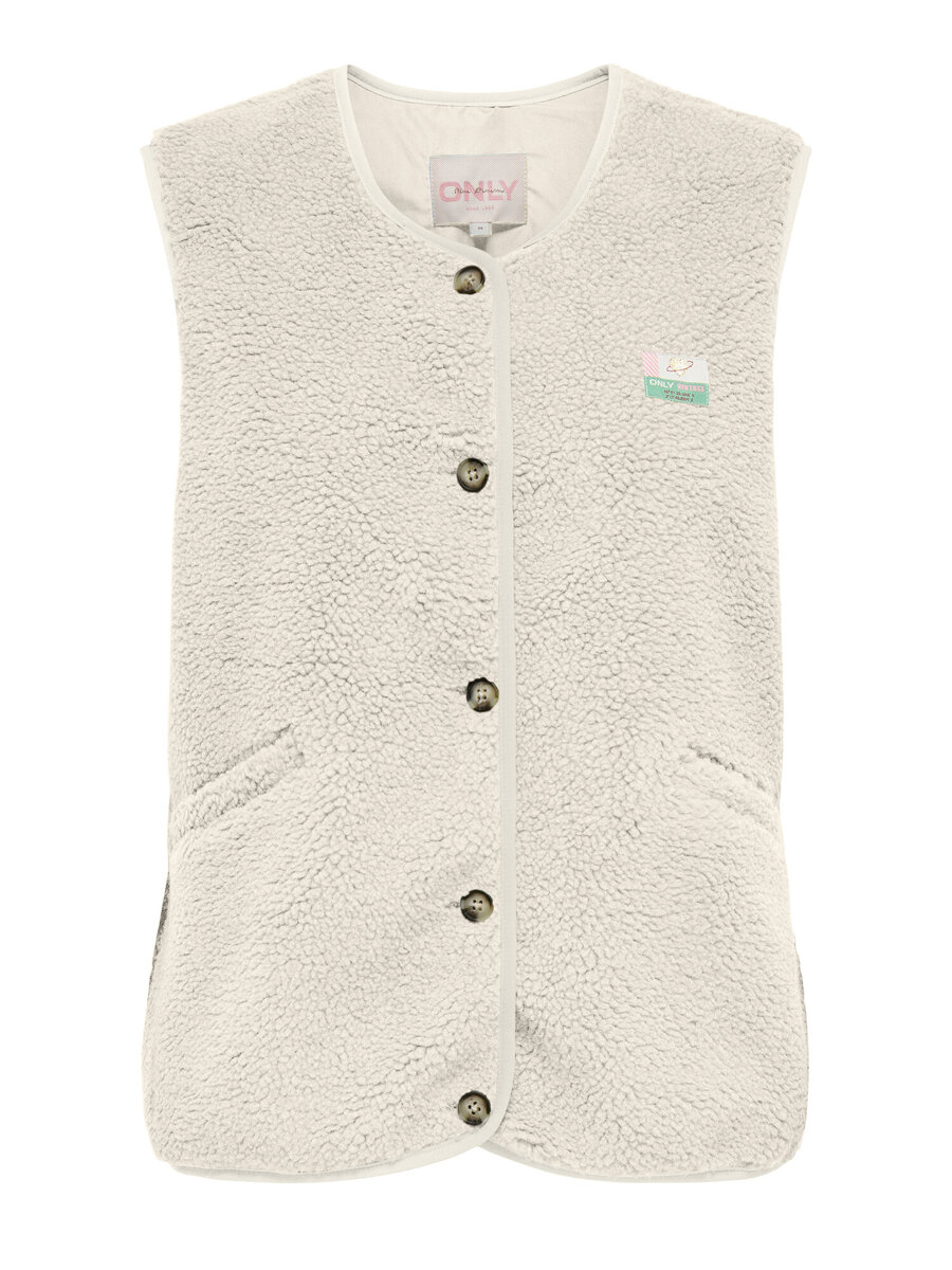 Gilet van het merk Only in het Beige