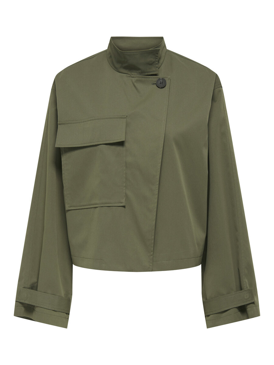 Jas van het merk Only in het Kaki