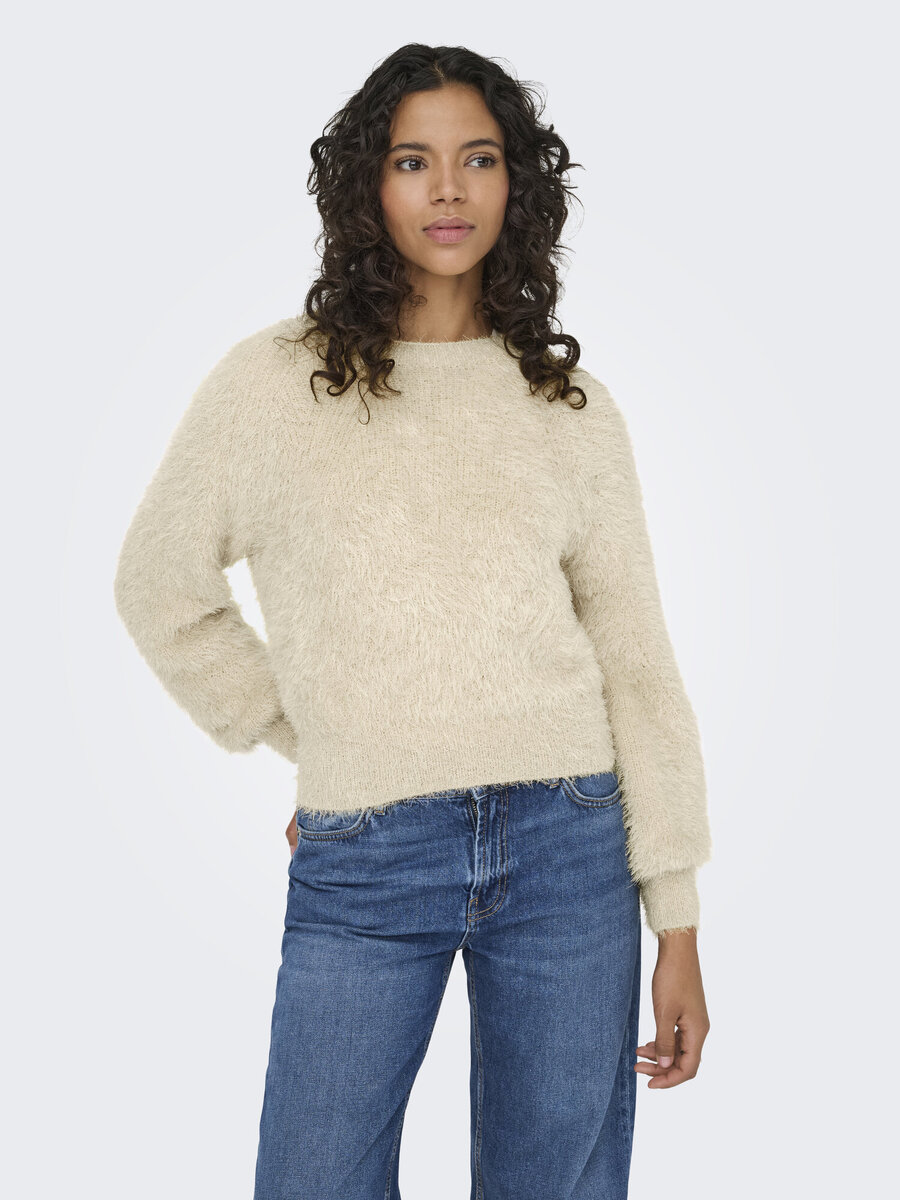 Pull van het merk Only in het Beige