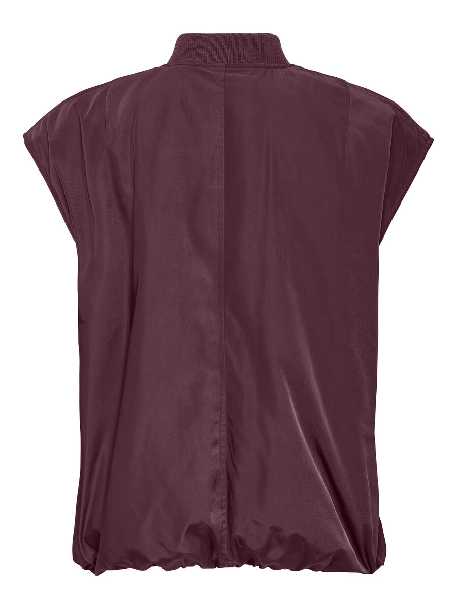 Bodywarmer van het merk Only in het Bordeaux
