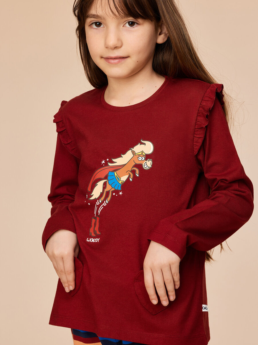 Pyjama van het merk Woody in het Rood