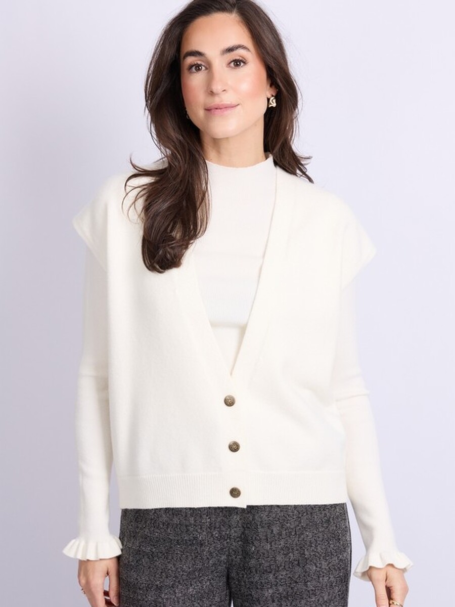 Gilet van het merk C&s The Label in het Wit