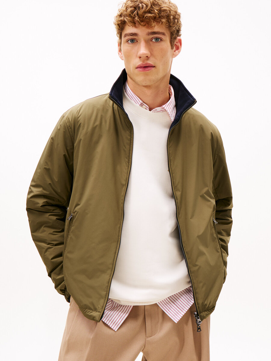 Jas van het merk Tommy Hilfiger in het Kaki