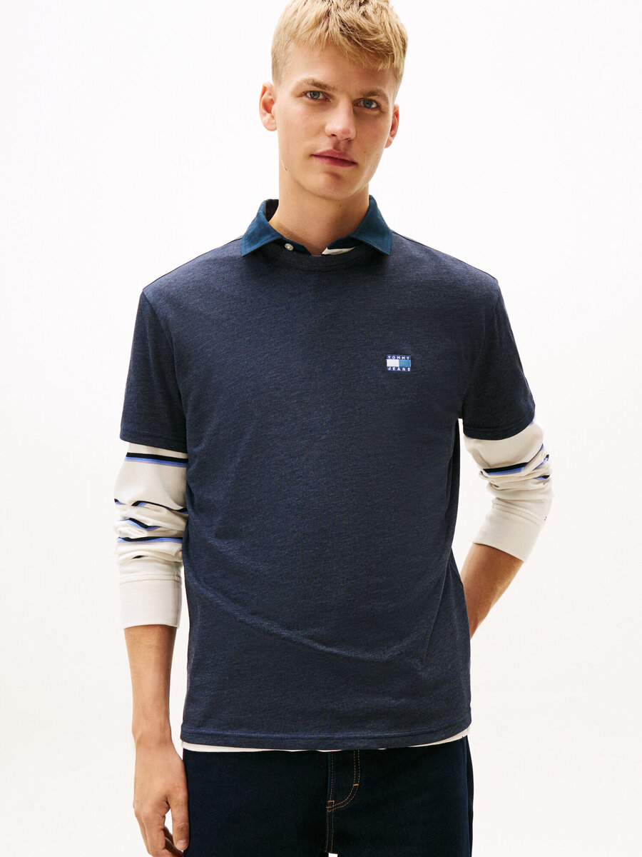 T-shirt van het merk Tommy Jeans in het Marine