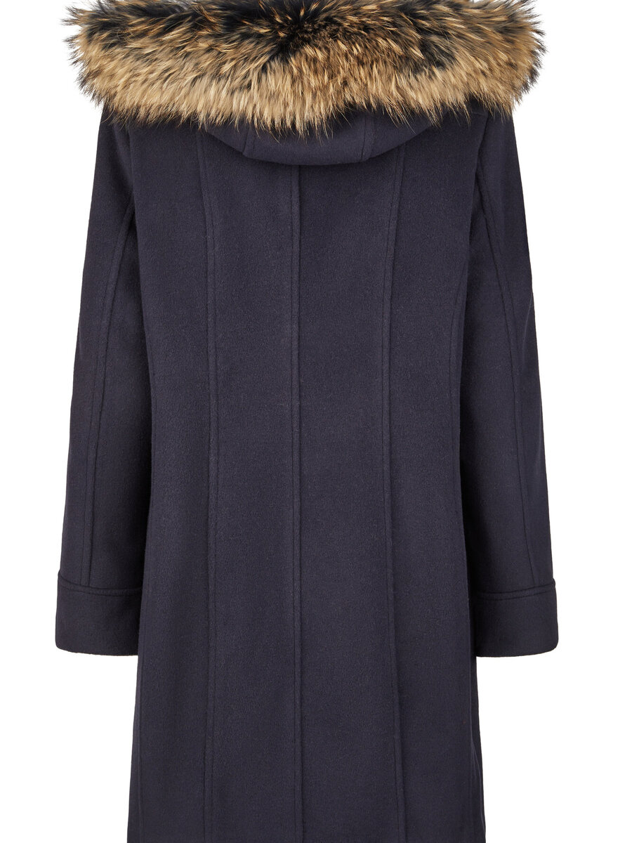 Mantel van het merk Barbara Lebek in het Marine