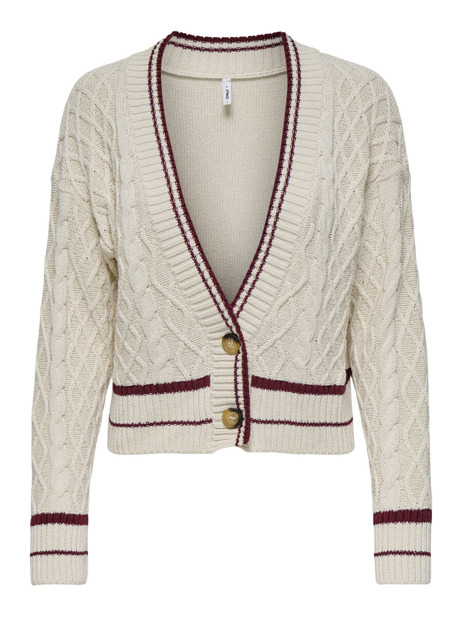 Cardigan van het merk Only in het Beige Cardigan van het merk Only in het Beige