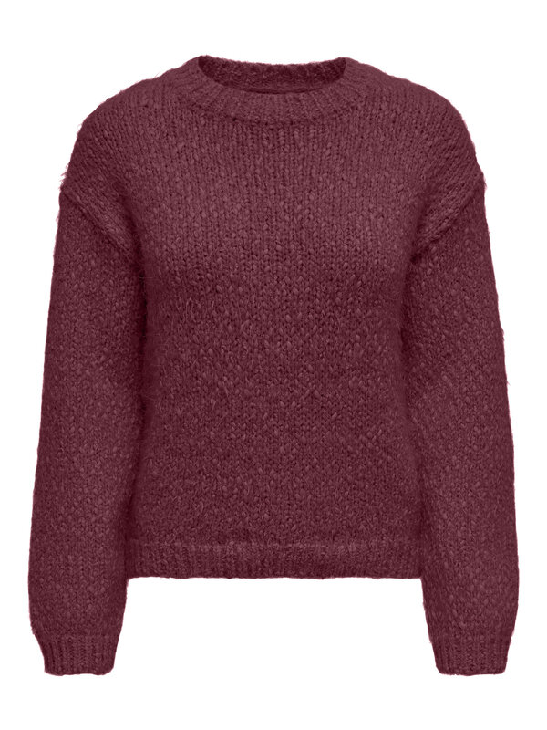 Pull van het merk Only in het Bordeaux