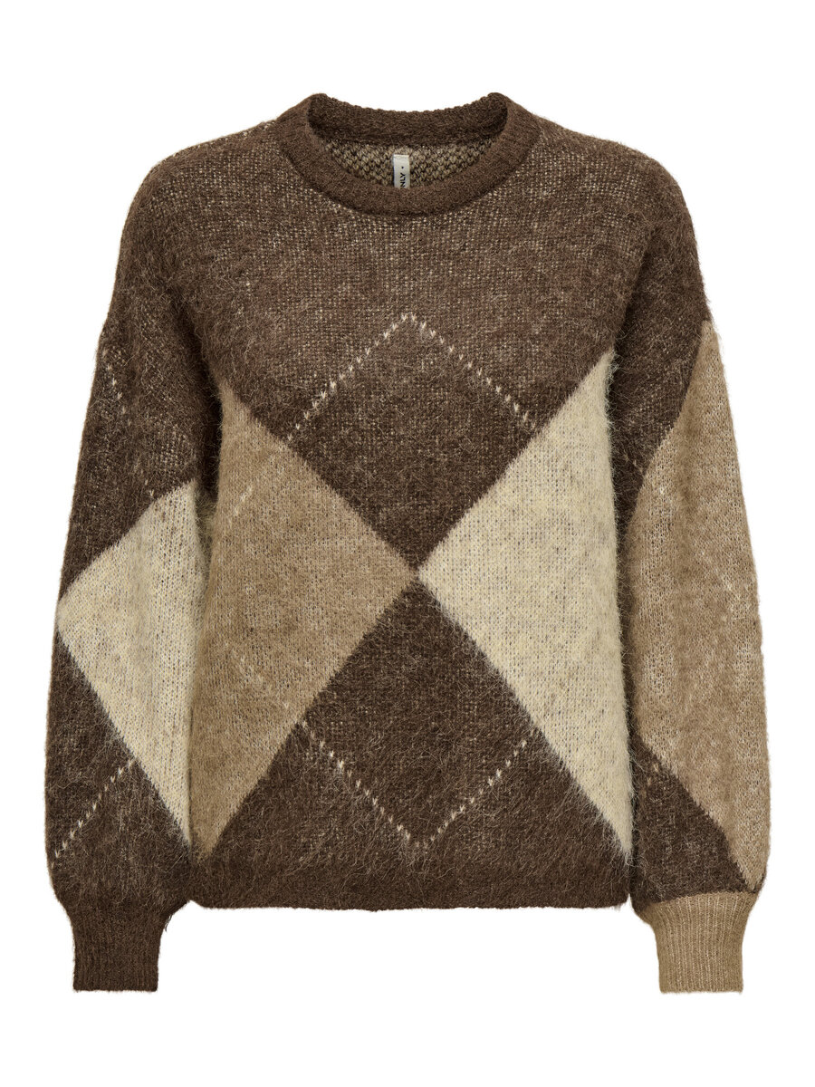 Pull van het merk Only in het Bruin