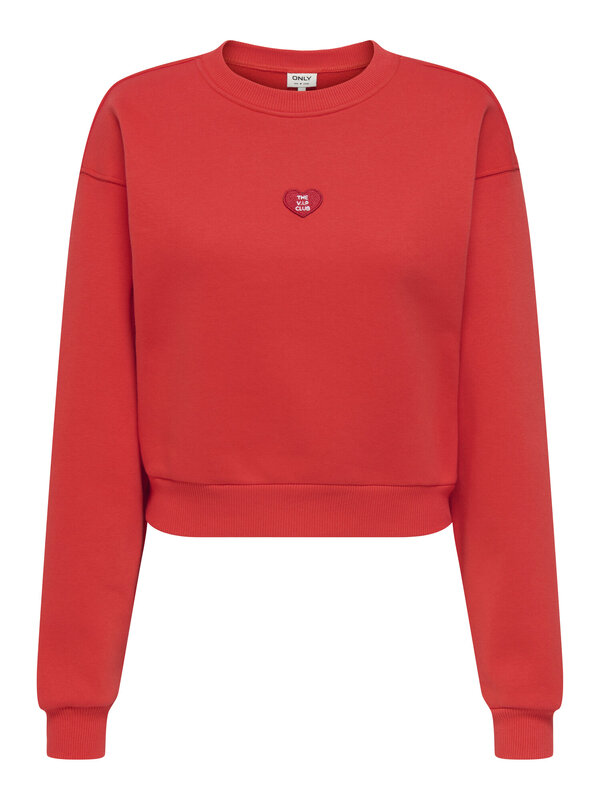 Pull van het merk Only in het Rood