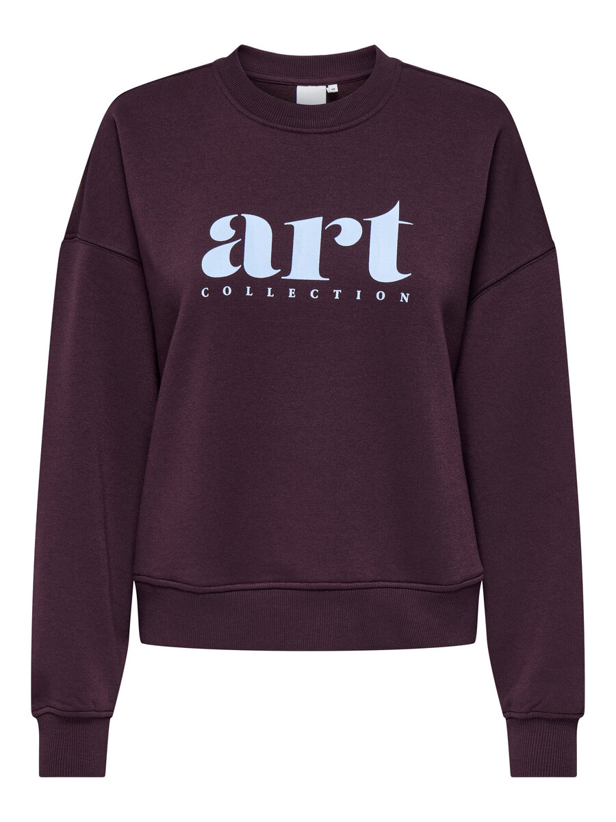 Sweater van het merk Only in het Bordeaux Sweater van het merk Only in het Bordeaux
