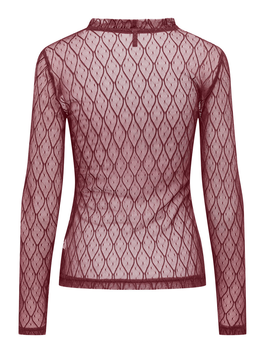 Top van het merk Only in het Bordeaux