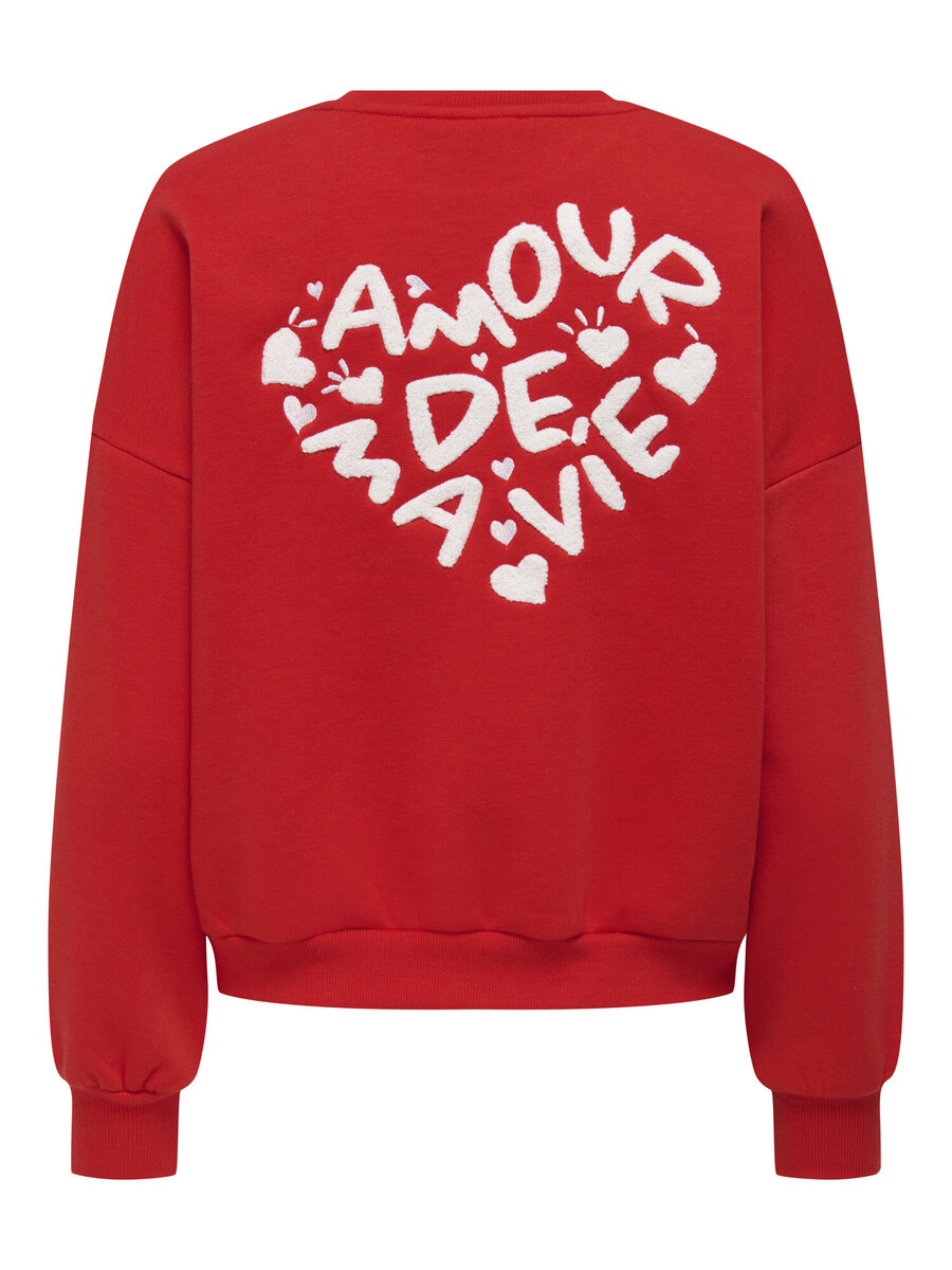 Sweater van het merk Only in het Rood