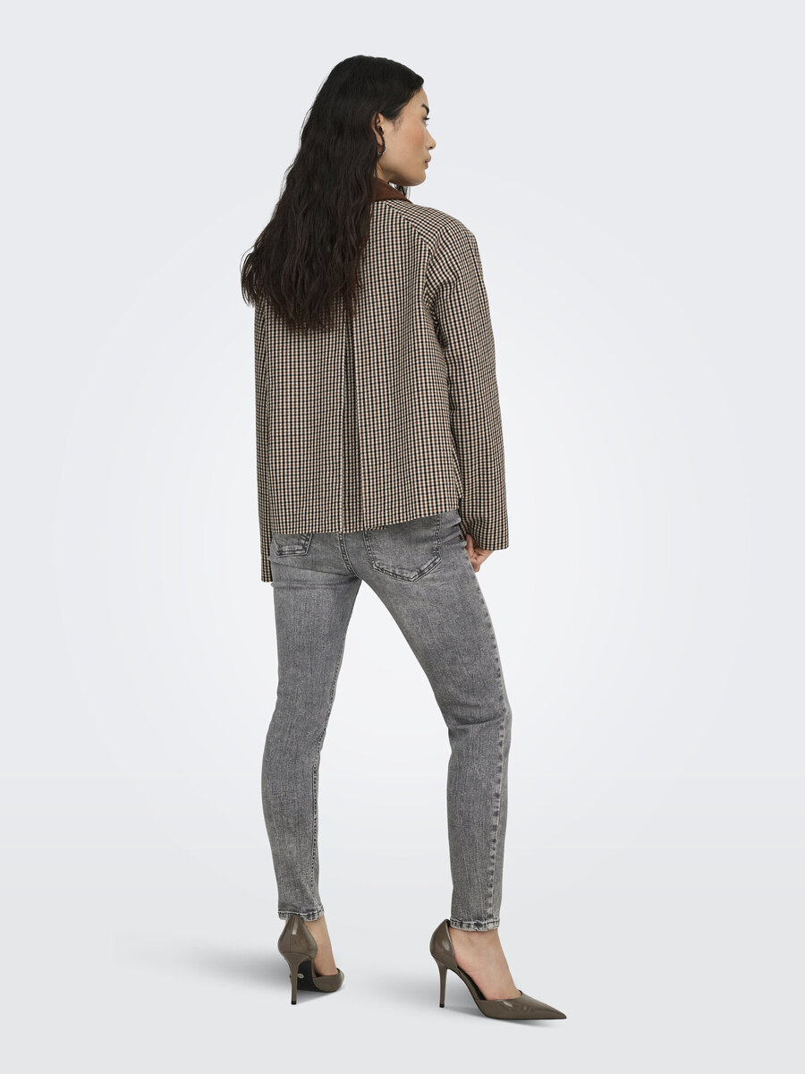 Gilet van het merk Only in het Bruin