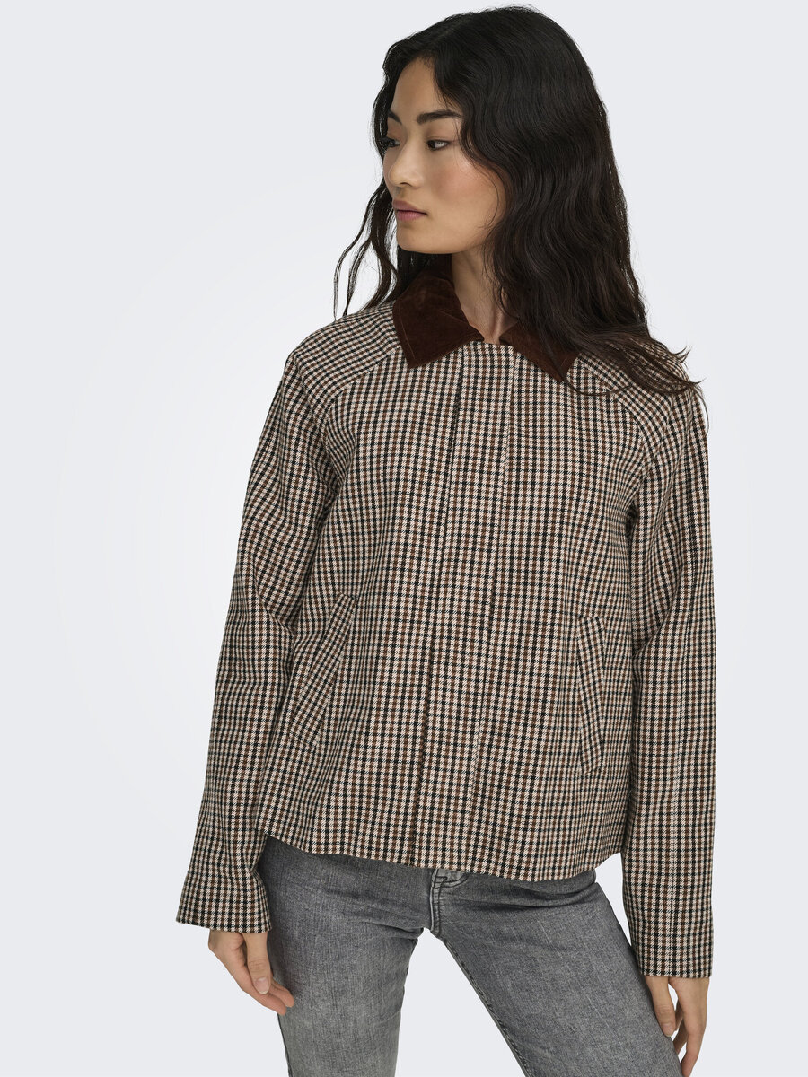 Gilet van het merk Only in het Bruin