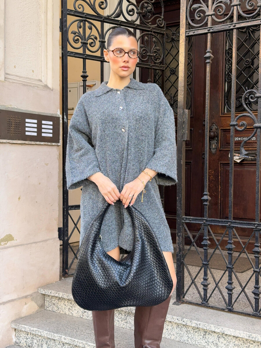 Kleed van het merk Vila in het Grijs